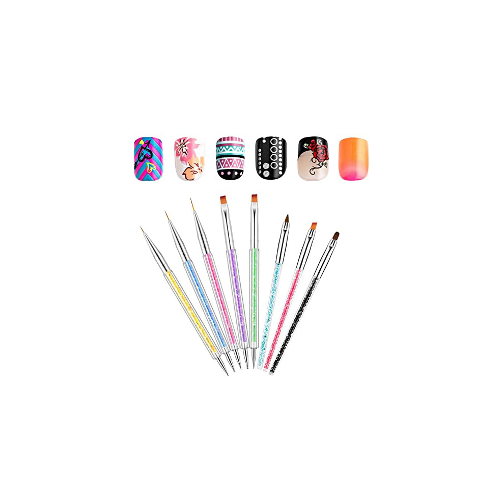 8x Fast And Efficient Nail Drawing Pen For Stunning Nail Art Nail Art