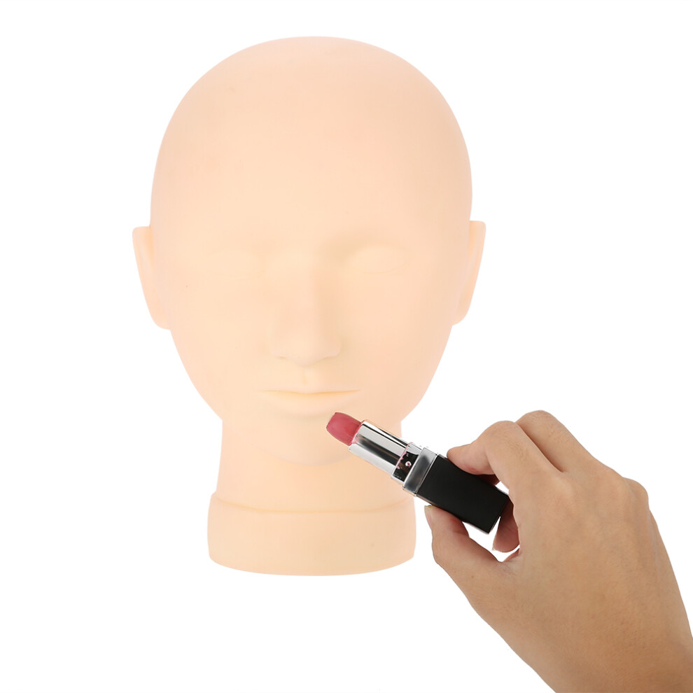 Silicone Makeup Practice Mannequin Head for Cosmetology Training 26.3cm