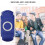 PSP 1000 Blue Shell Cover Replacement Kit with Buttons - Full Housing 10