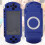 PSP 1000 Blue Shell Cover Replacement Kit with Buttons - Full Housing 11