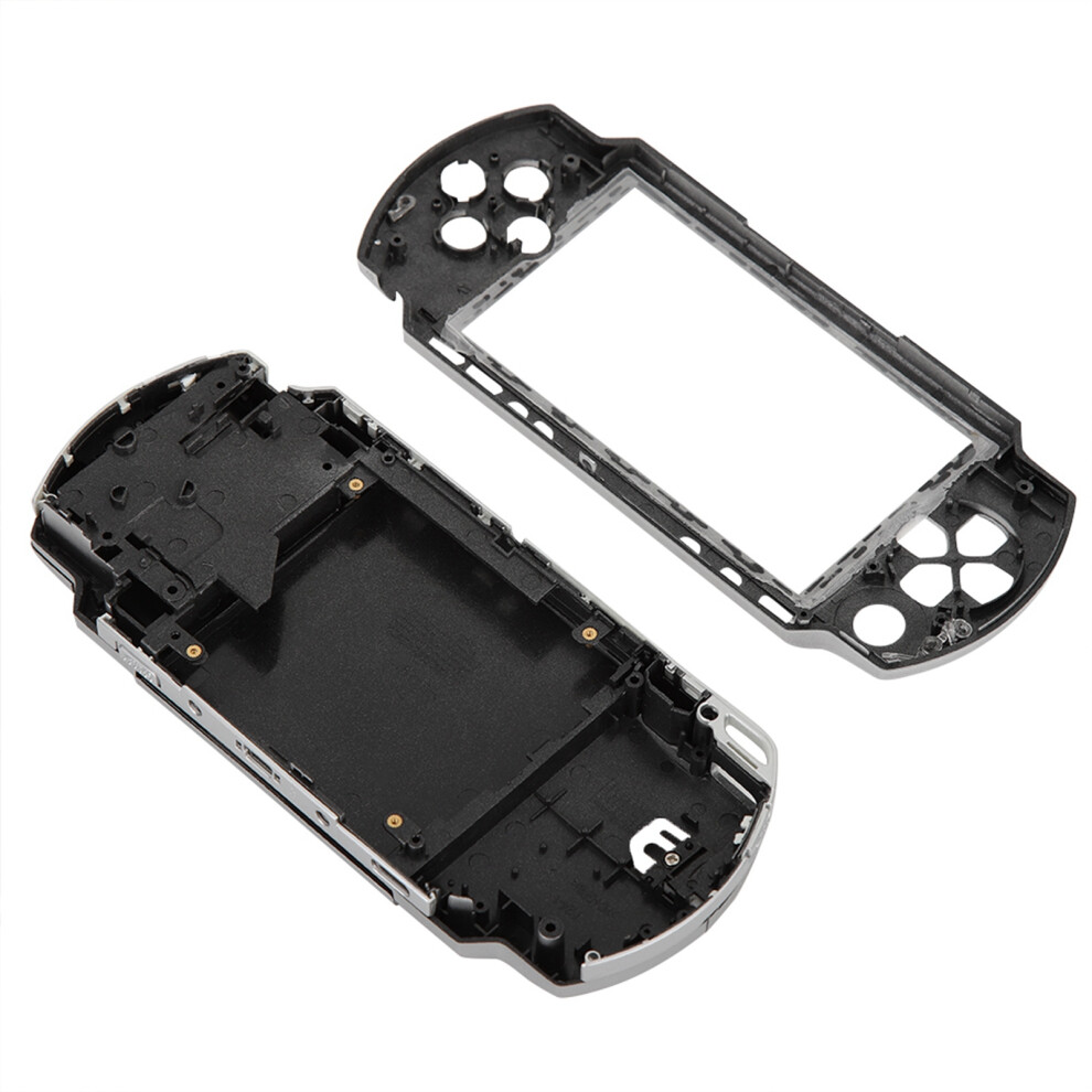 Anti-Skid Shell Set With Buttons For Psp 1000 Silver 4621362762403