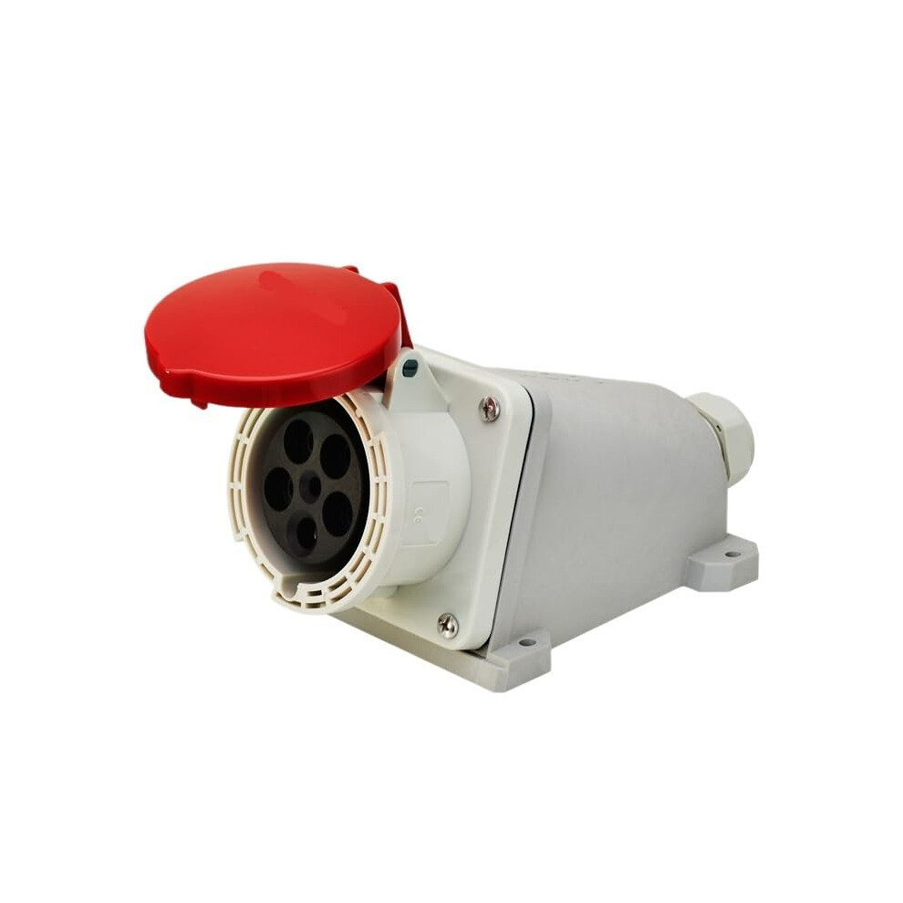 63A 5Pin Aviation Industry Plug Connector 5Core Surfacemounted Socket 5V 9067246857943