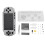 Anti-Skid Silver Shell Set with Buttons for PSP 1000 2