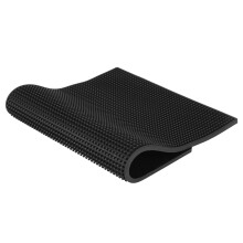 Soft Black PVC Bar Mat Waterproof Coaster 45*30cm Kitchen Tool