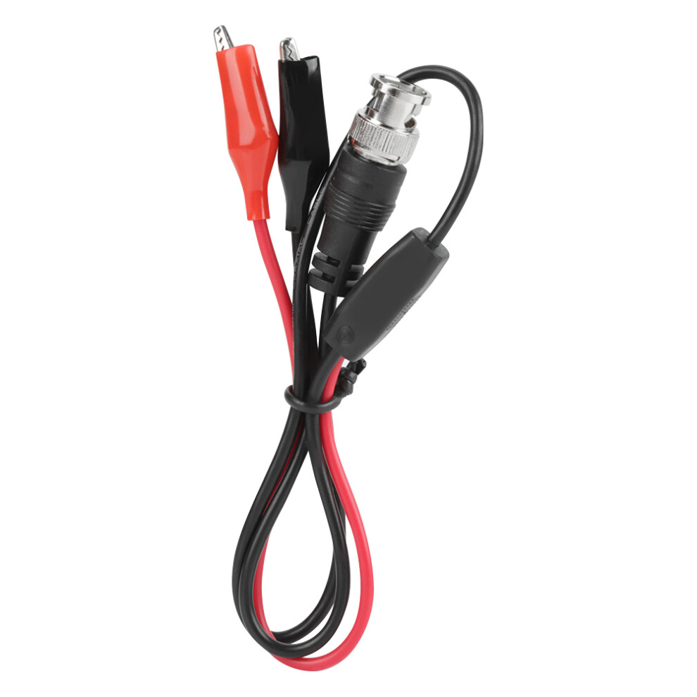 2Pcs 0.5M Bnc Male To Dual Alligator Clip Probe For Oscilloscope Testing 7601362763294