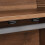 Walnut-Look Wardrobe with Fabric Doors & Drawer 5