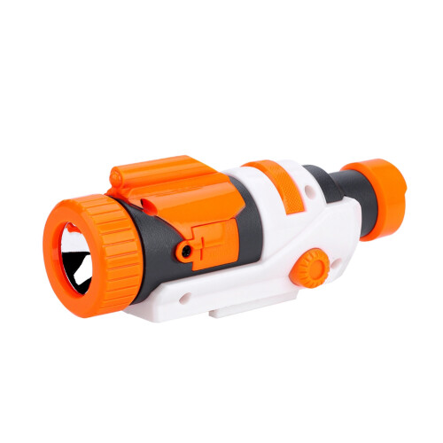 Versatile Plastic Flashlight Scope for Toy Gun Modification Durable & Light 1