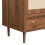 Walnut-Look Wardrobe with Fabric Doors & Drawer 7