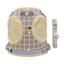 Arnés reflectante para perros y gatitos, chaleco de malla transpirable, ajustable, para perros pequeños y gatos, suministros para mascotas.