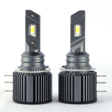 Zwei H15-Scheinwerfer, kompatibel mit LED-Canbus-fehlerfreiem Golf 7c CSP-Chip, speziell für 6000K 12000LM Nebelscheinwerfer mit 12V-Kfz-Glü