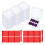 Transparent Nail Organiser Box Stackable Dustproof Container 1