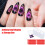 Transparent Nail Organiser Box Stackable Dustproof Container 7