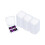 Transparent Nail Organiser Box Stackable Dustproof Container 6