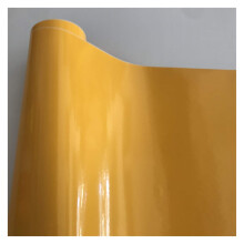 Vehicle Wrap For Paint Protection Film, Glossy Yellow Vinyl Film 10/20/30/40/50x152 Cm, AirBubble Exterior/Interior