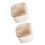 2Pcs Practical Socket Protector Guards-cream color 1