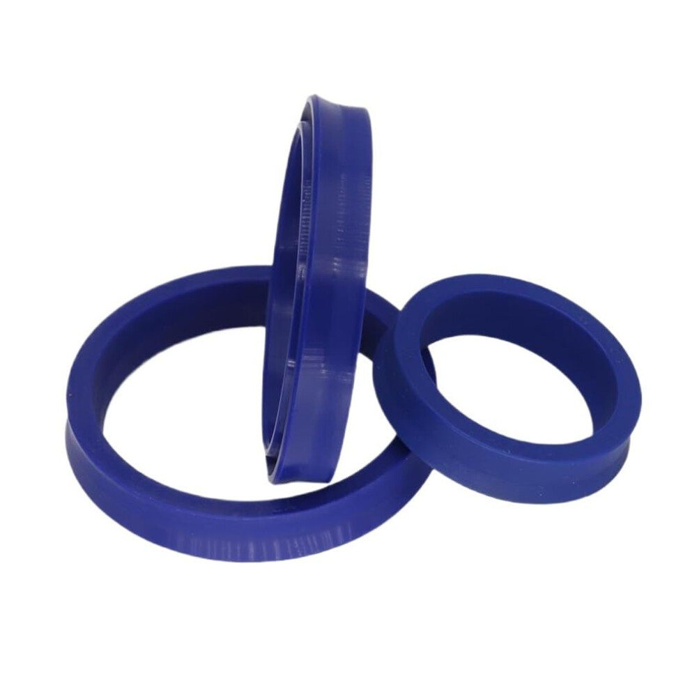 Hydraulic Oil Seal Washer Pu Piston Shaft Seal, Two Lip U/Y Gasket, 60X48x14mm & 65X53x14mm Cylinder, 5Pcs 9105992194322