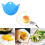 Τελειομανής για ποσέ αυγά Gourmet Chef, ιδανικό για φούρνο μικροκυμάτων, εύκολο, χωρίς 5