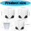 Sun Resistant Orchids Flower Pot For Air-Inner diameter 10cm 2