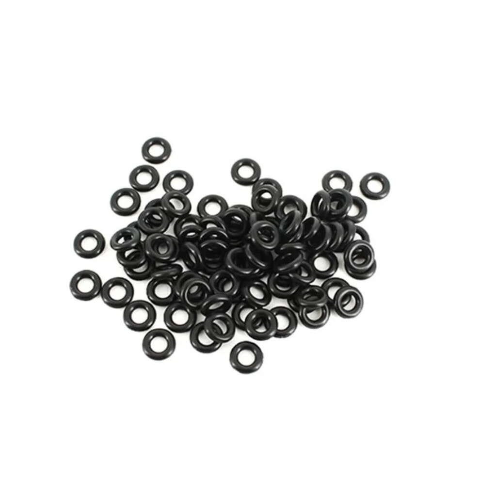 Hydraulic Oil Seal Washer 50 Pcs Nitrile Rubber Nbr Orings 4.5X1.5x1.5mm And 8X5x1.5mm Black 9105992194360