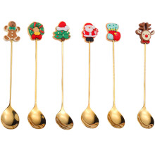 Rührlöffel aus Edelstahl, wiederverwendbares Kuchenstäbchen-Set aus Metall, Küchenhelfer für Kaffee, Teelöffel und Desserts – ideal für