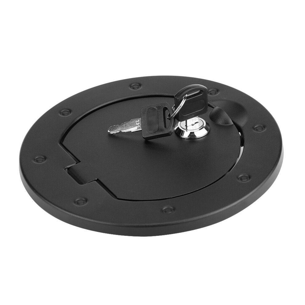 Stylish Fuel Tank Cap For Jeep Wrangler Models Black 7621362765500