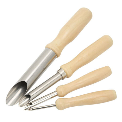 4PCS Clay Hole Cutters Round Stainless Steel 2
