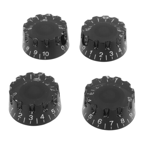 4Pcs Guitar Knob Plastic Professional 24 Fine 1
