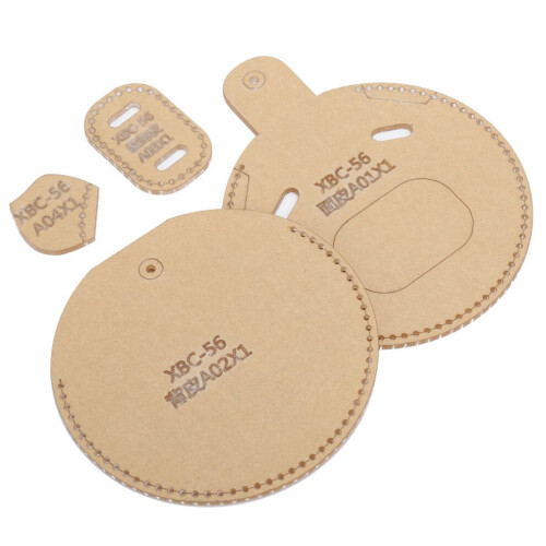 4Pcs Acrylic Wallet Template HandMade Leather DIY 2