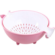 Escorredor de cozinha 2 em 1 com função de centrifugação e drenagem, escorredor removível para uso versátil em qualquer cozinha, material