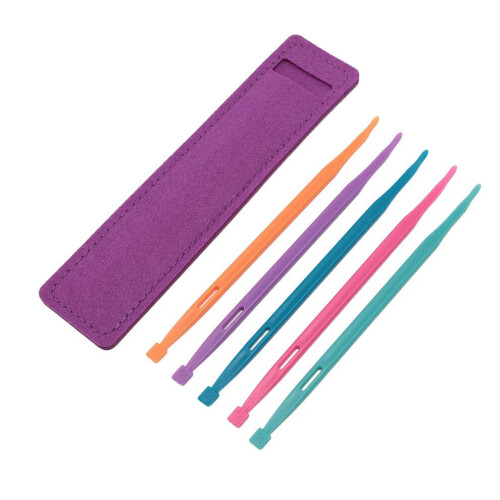 5 Pcs Belt Threading Tool Plastic Elastic Band 2