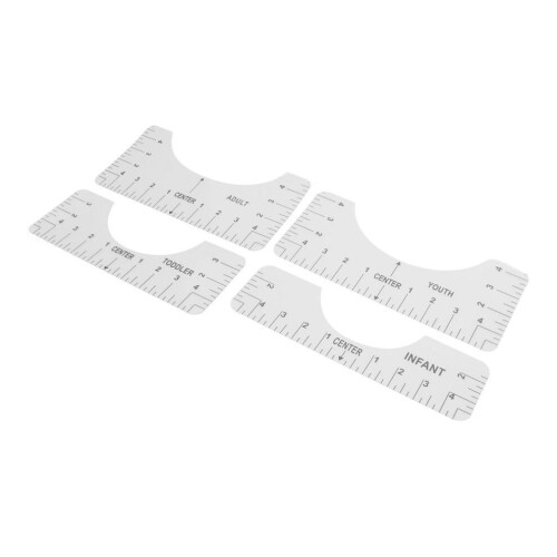 4er-Pack T-Shirt-Lineal, recycelbar, gut lesbar 1