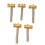5 st kompenserade sadlar med bättre resonans i mässing 1