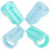 4Pcs Knitting Thimble Tool Plastic Finger Guides 4