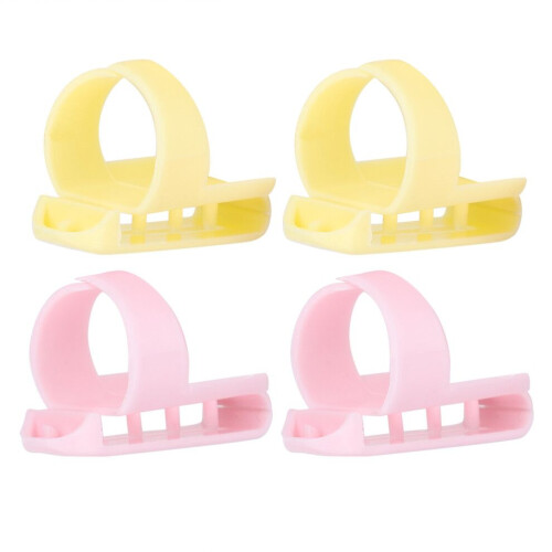 4Pcs Knitting Thimble Finger Guide Splitter for 1