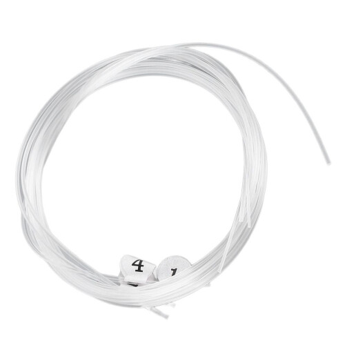 4 cordes de ukulélé en nylon transparent au timbre chaud 1