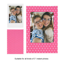 Sofortbild-Filmaufkleber 20 Stück für Polaroid-Foto-Dekoration 3" Farbige Klebeaufkleber