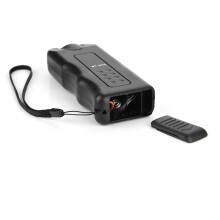 Ultraschall-Hundevernichter Taschenlampe, 10 m Reichweite, langlebiges ABS, Nachtgebrauch