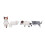 4PCS Cute Car Interior Decor Resin Mini Cute Car 2