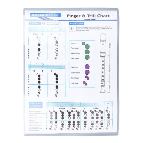 Flute Fingering Chart 8 Holes Clarinet Chord Chart