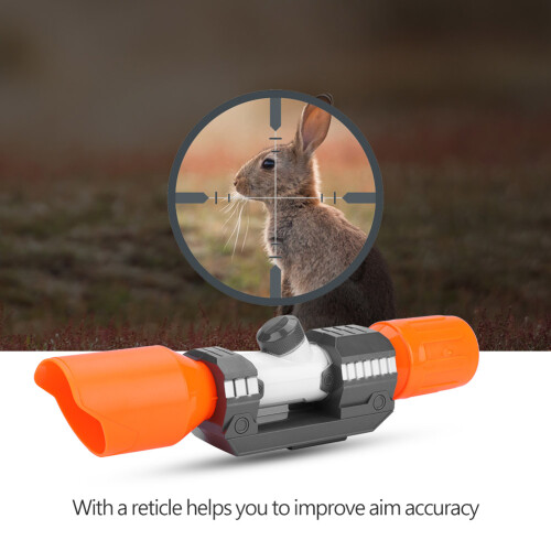 Plastic Scope Sight with Reticle for Toy Gun, Lightweight 23.5cm 2