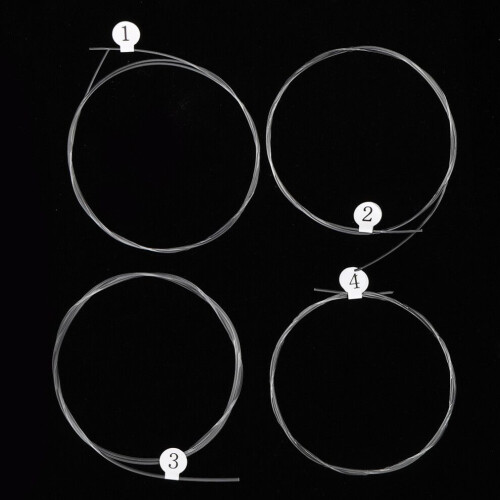 4-delars ukulelesträngset med ljust ljud, kolfiber, hög 2