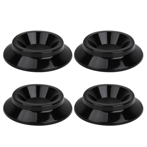 4-teiliges Set runder ABS-Klavierfüße mit Rollen