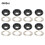 500 Sets Ösenschnallen, Metallic-Ösenschuhe 4