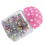 500 aiguilles à perles pour patchwork en tissu rose 5