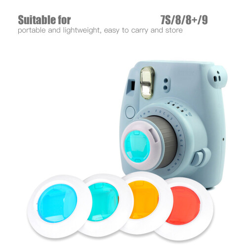 Instant Camera Flash Filter Set for Fujifilm Instax Mini 7s/8/8+/9 (Pure) 2