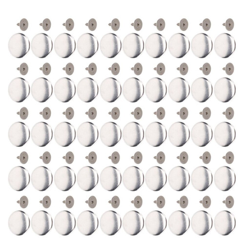 50-pack byxknappar utan söm, avtagbara, 17 mm glansiga 1