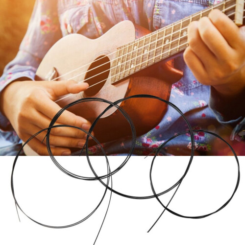 5-set svarta nylon ukulelesträngar 1
