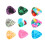 50 stuks celluloid gitaarpickjes/plectrums 0,7 mm 2