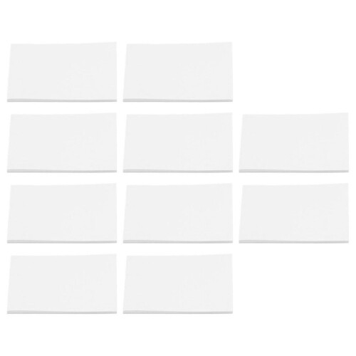 500 blocs de notas adhesivas transparentes en total 1