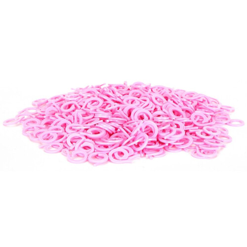 500 st. plaststickpennor rosa räknesplitt 1